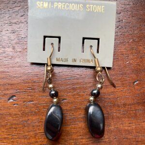 3/$12 Semi Precious Stones Dangle Earrings